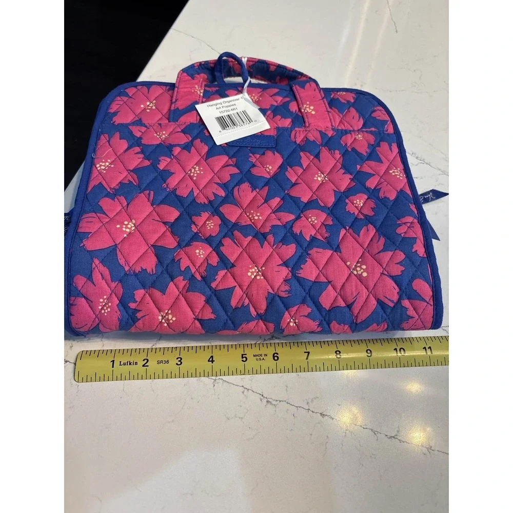 Vera Bradley Art Poppies Hanging Travel Organizer